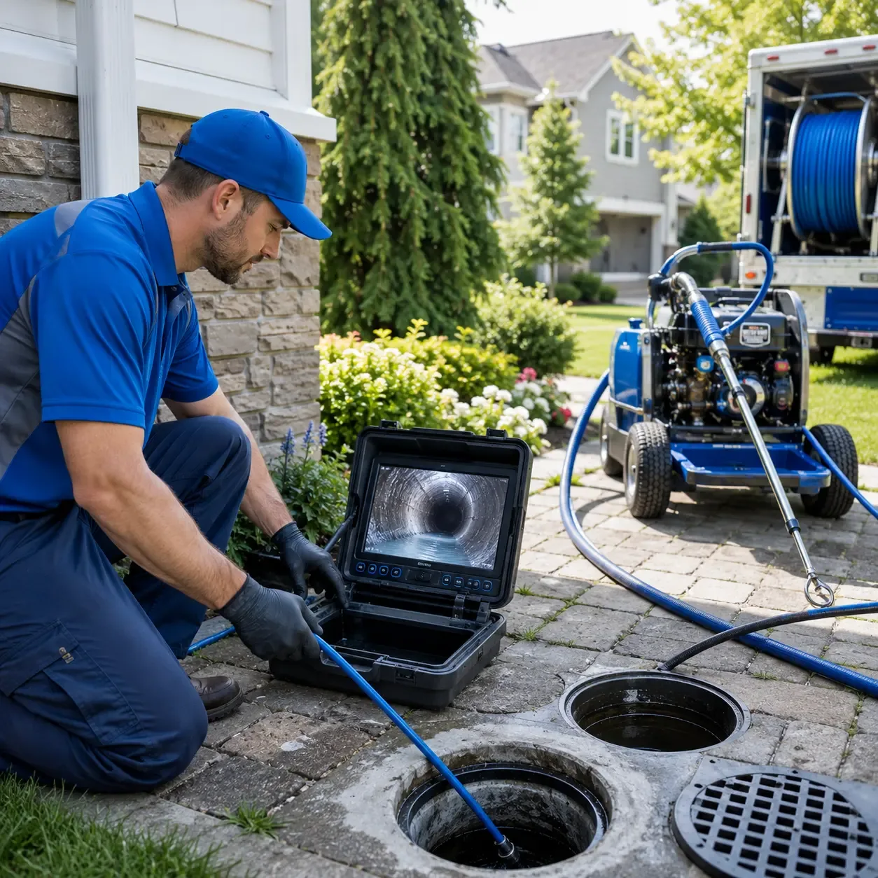 Outdoor drain cleaning professionals serving Milano, TX